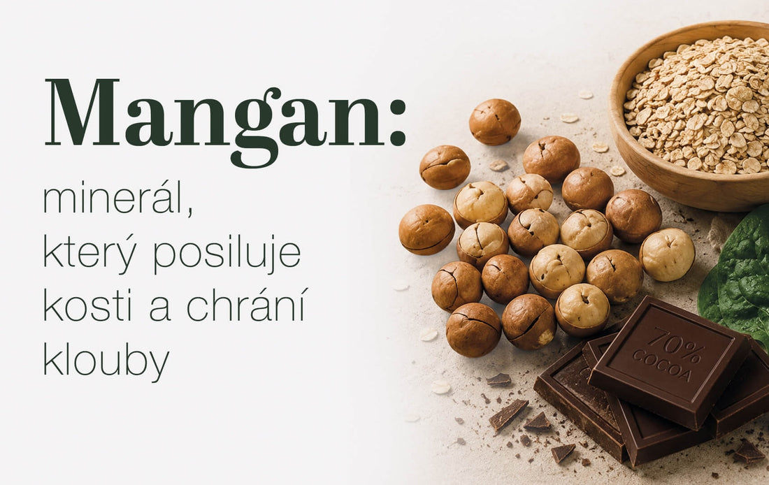 Mangan: minerál, který posiluje kosti a chrání klouby